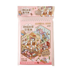 Micro Landscape Sticker Book, 3D Diorama Stickers for Journal, DIY Miniature Scene, Aesthetic Scrapbooking Supplies, Dollhouse Decorations