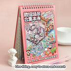 20 Sets 3D Sticker Scene With Material Book,DIY 3D House Stickers Set For Adults Room Stickeer Book For Adults Kids