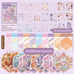 Miniature Scene Collection 2.0 Landscape Stickers 3D House Girl Decompression DIY Children's Handbag Stickers