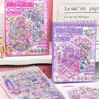 Mr. Paper 30Pcs 3d three-dimensional stacking miniature scene stickers scenery sticker book girls puzzle handmade diy stress