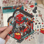 3D Cartoon DIY Landscape Stickers Miniature Landscape Scene Visual Stacking Stickers Student Stress Relief Gift